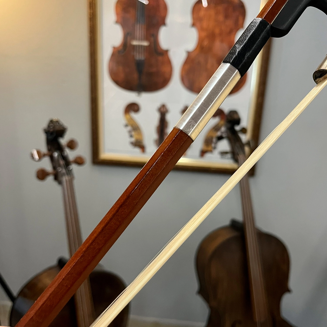  Arco Contrabaixo Acústico Tarttan Alemão Octogonal 4/4