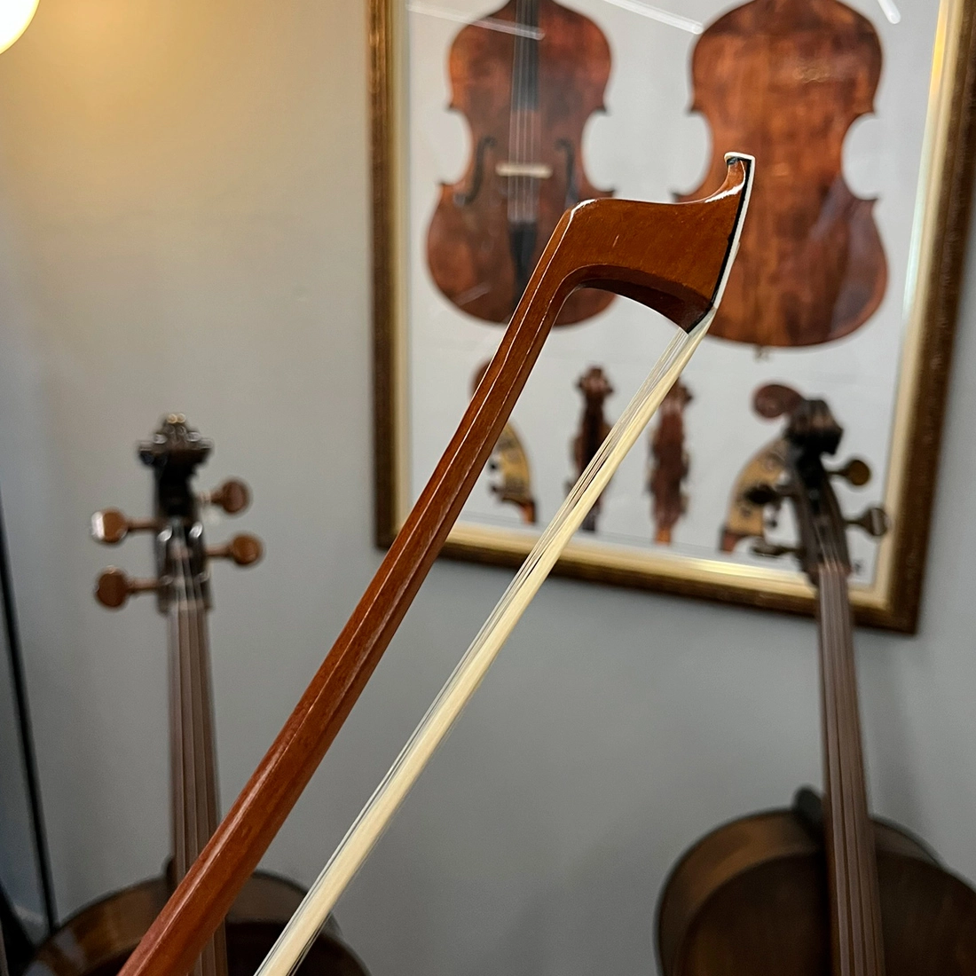  Arco Contrabaixo Acústico Tarttan Alemão Octogonal 4/4