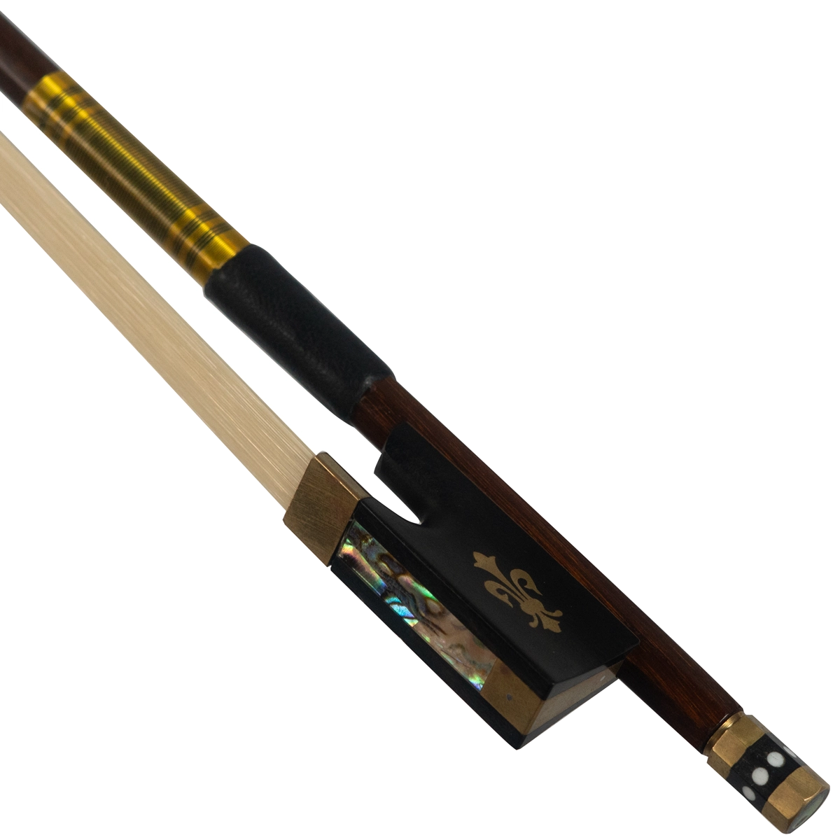 Arco Violino Erudithus V12 Ébano Flor-de-lis Dourado