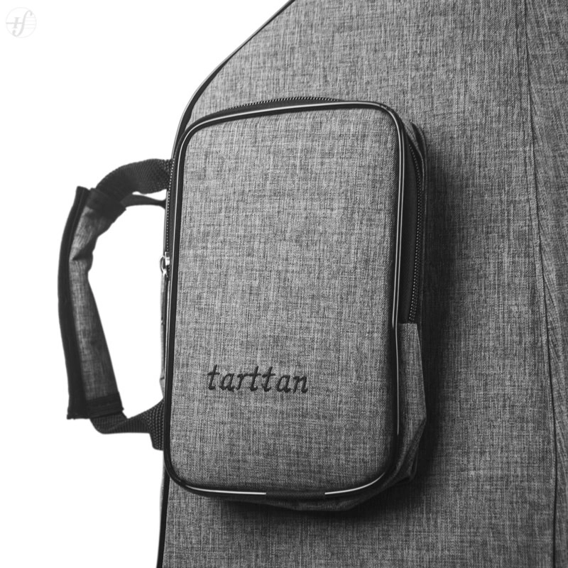 Capa Violoncelo Tarttan Slim 4/4 Fio 600 Jeans Cinza