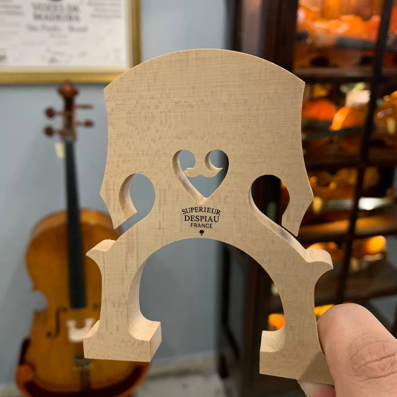 Cavalete Violoncelo Despiau Superieur Francês C 1 Árvore - Frente