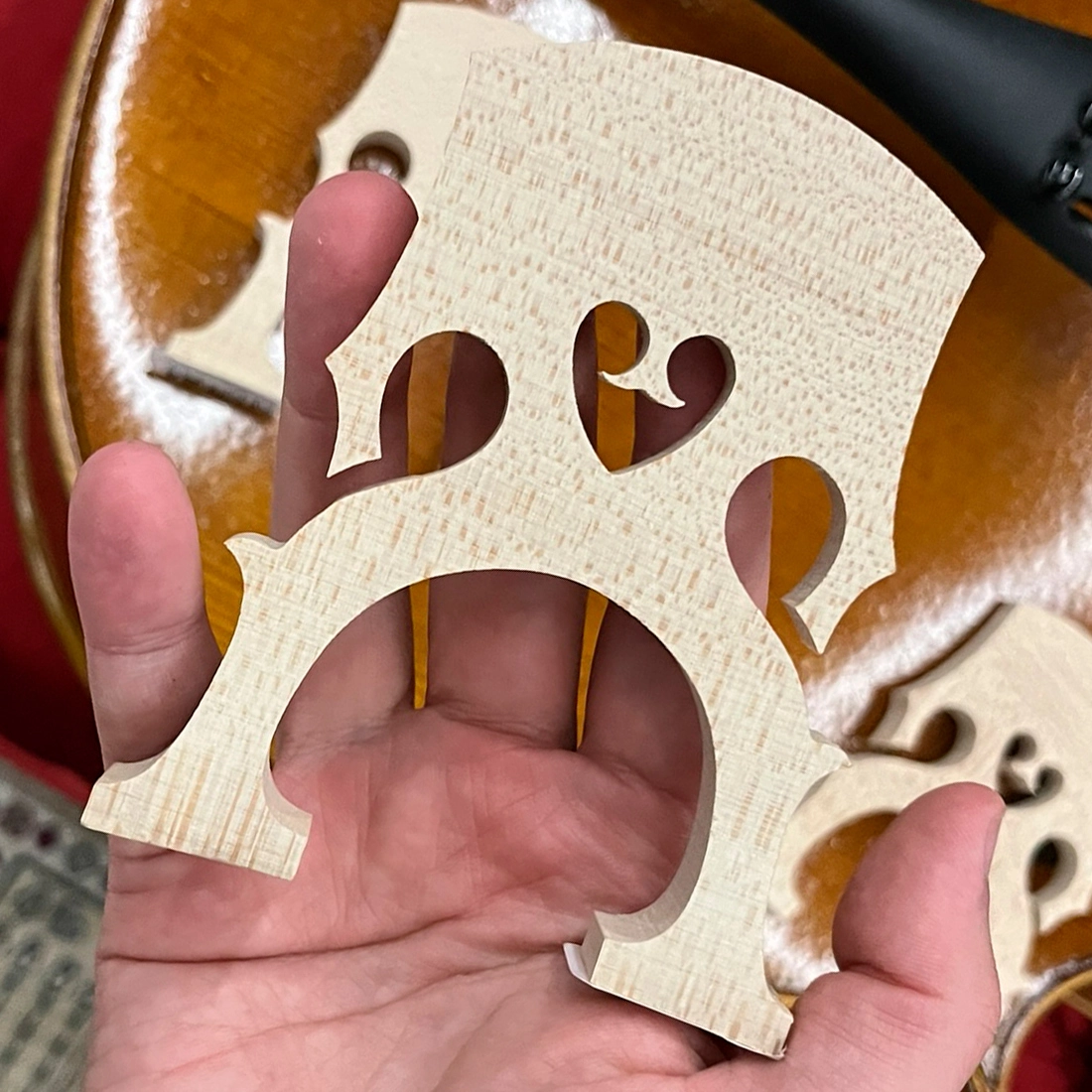 Cavalete Violoncelo Tarttan Francês 4/4 - kit 3