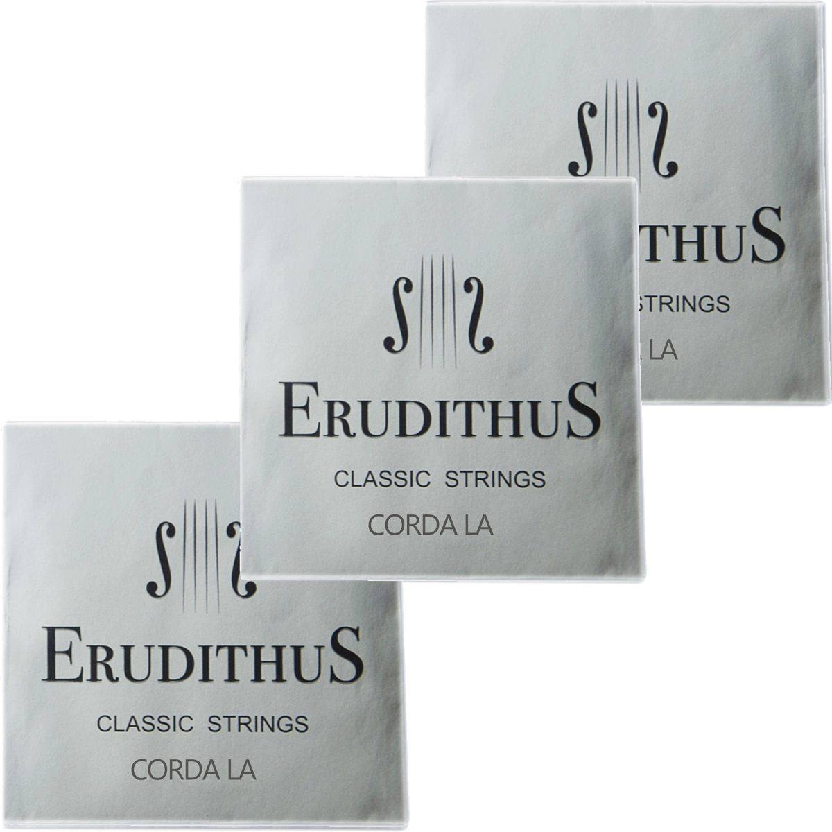 Corda Violino Erudithus 2ª La A Cromo (kit com 03)