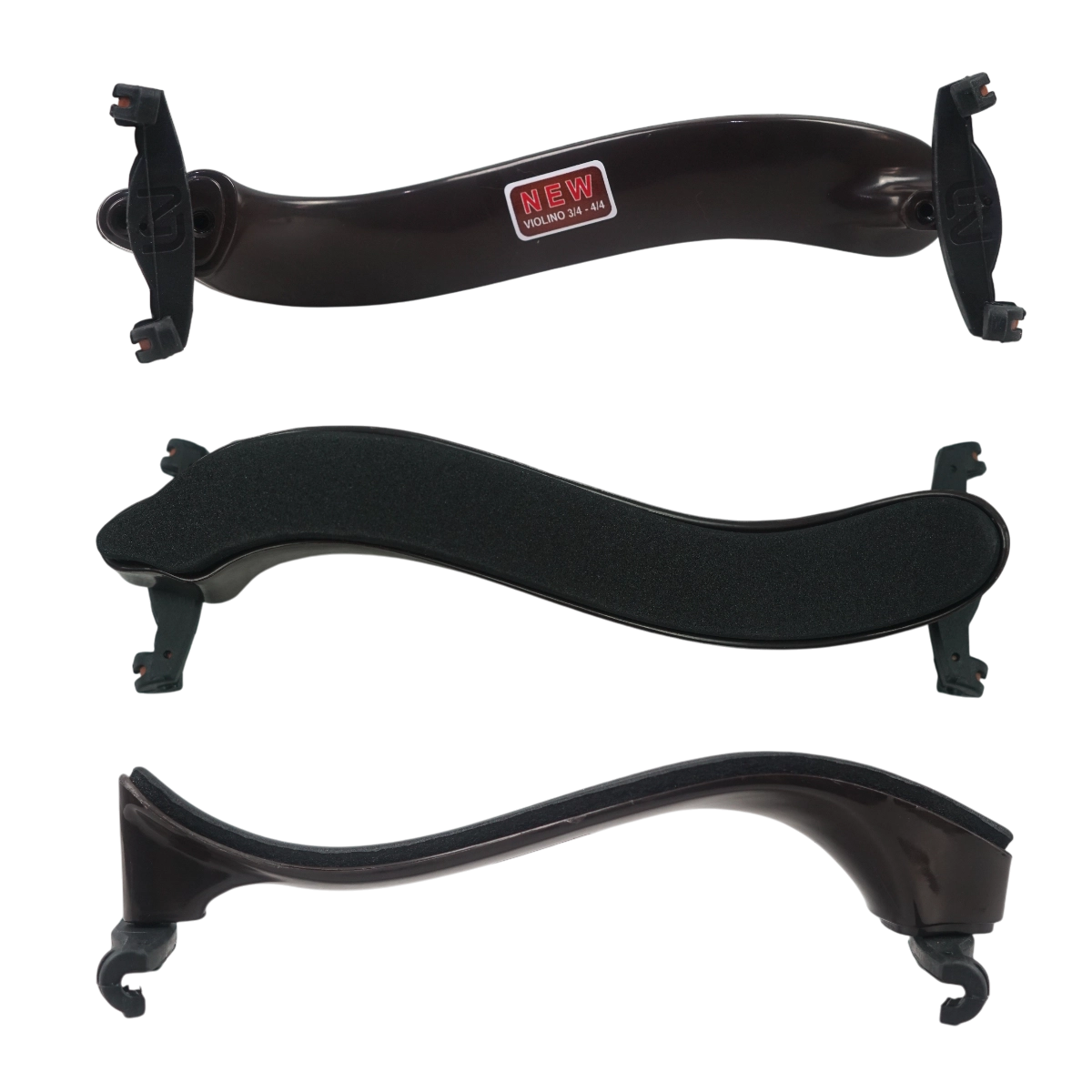  Espaleira Lunnon New Violino 4/4 e 3/4 Marrom Café