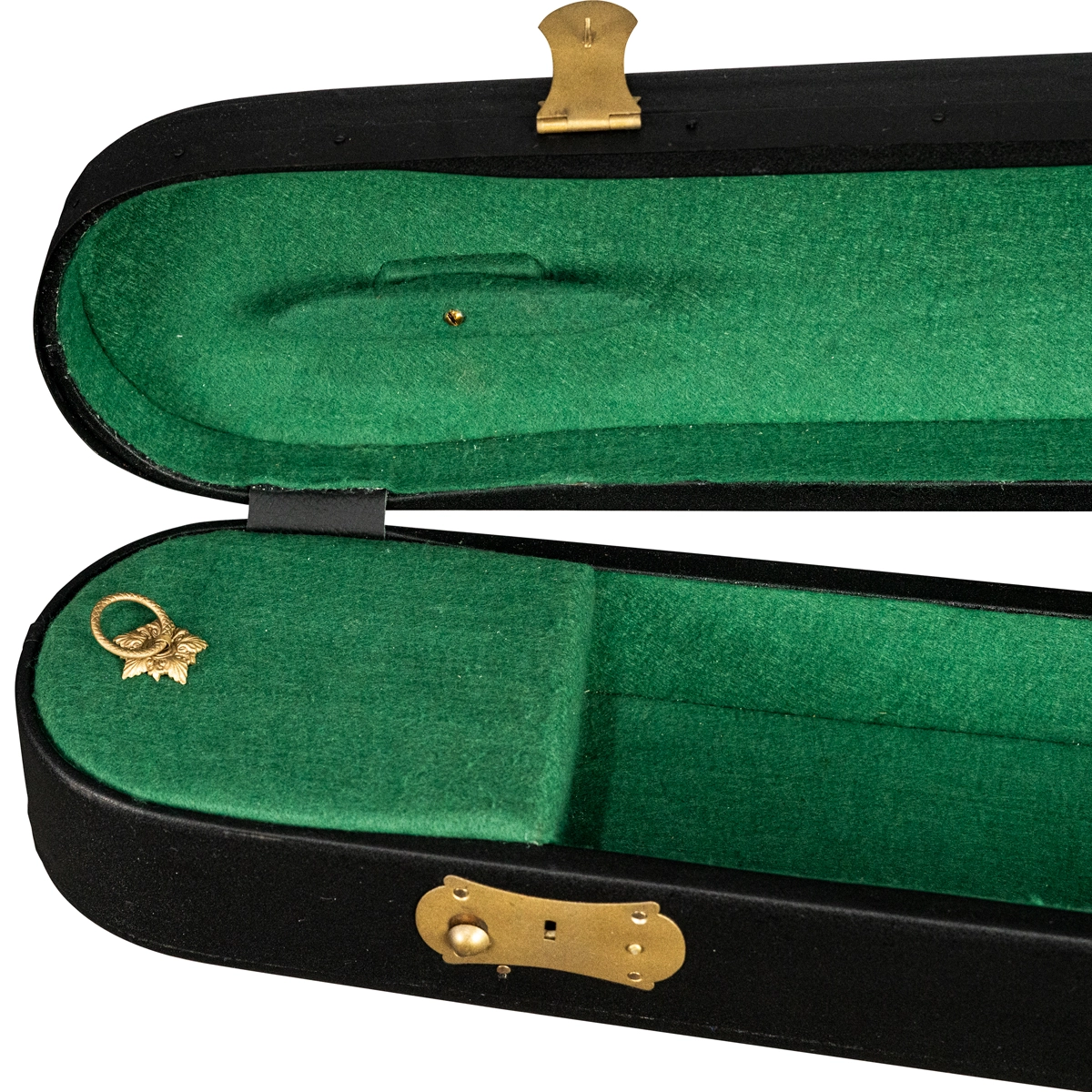  Estojo Case Antigo Violino Madeira Preto U051