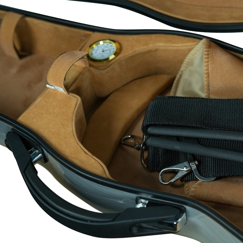 Estojo Case Violino Antoni Marsale Fibra Formato Line Silver