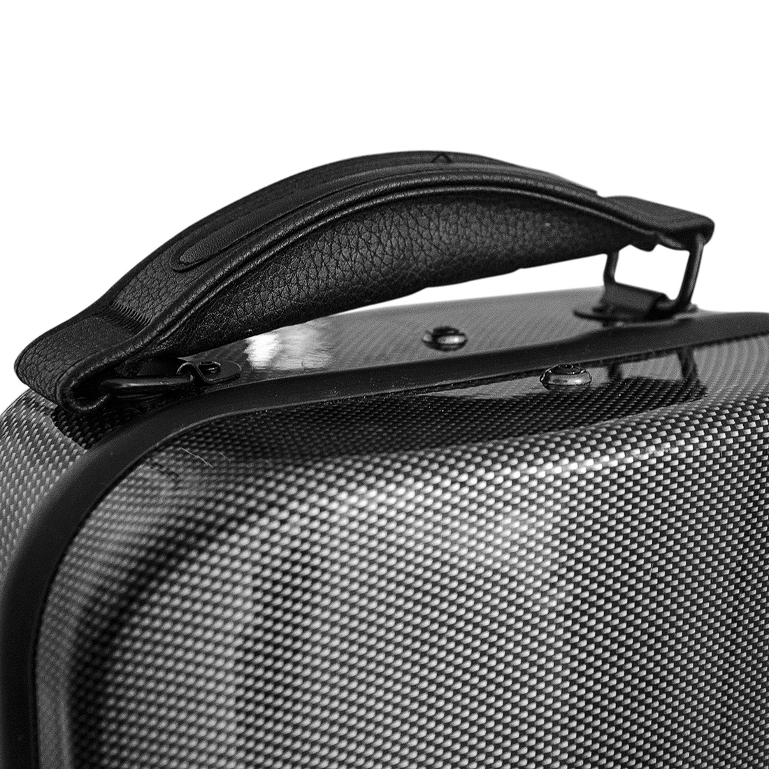  Estojo Case Violino Antoni Marsale Fibra Retangular Carbon Black
