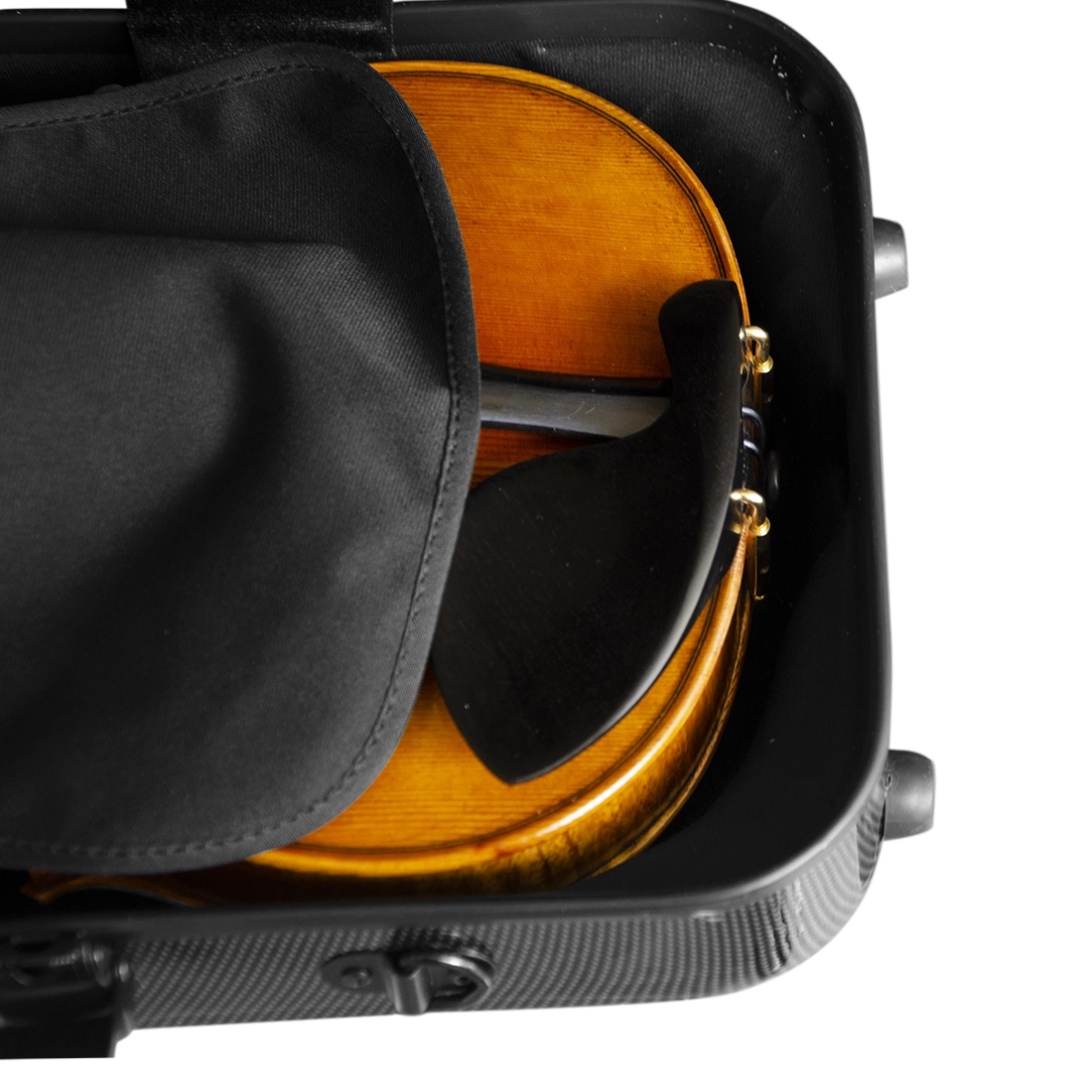  Estojo Case Violino Antoni Marsale Fibra Retangular Carbon Black