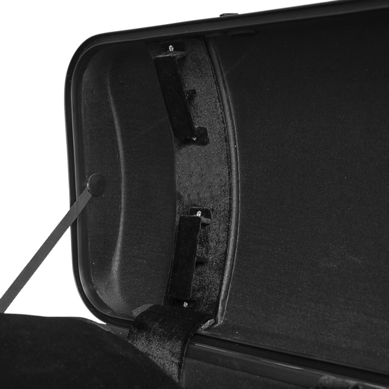 Estojo Case Violino Antoni Marsale Fibra Retangular Line Silver