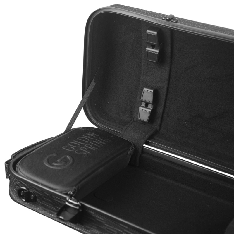 Estojo Case Violino Antoni Marsale Fibra Retangular Matt Black