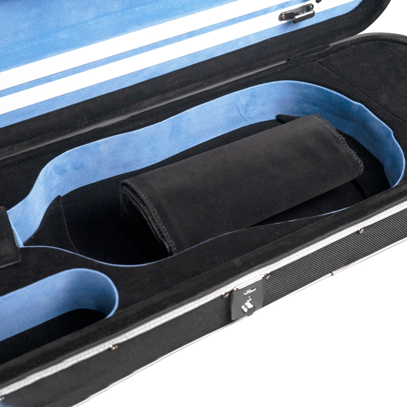 Estojo Case Violino Antoni Marsale SN100 Meia Lua Preto Azul