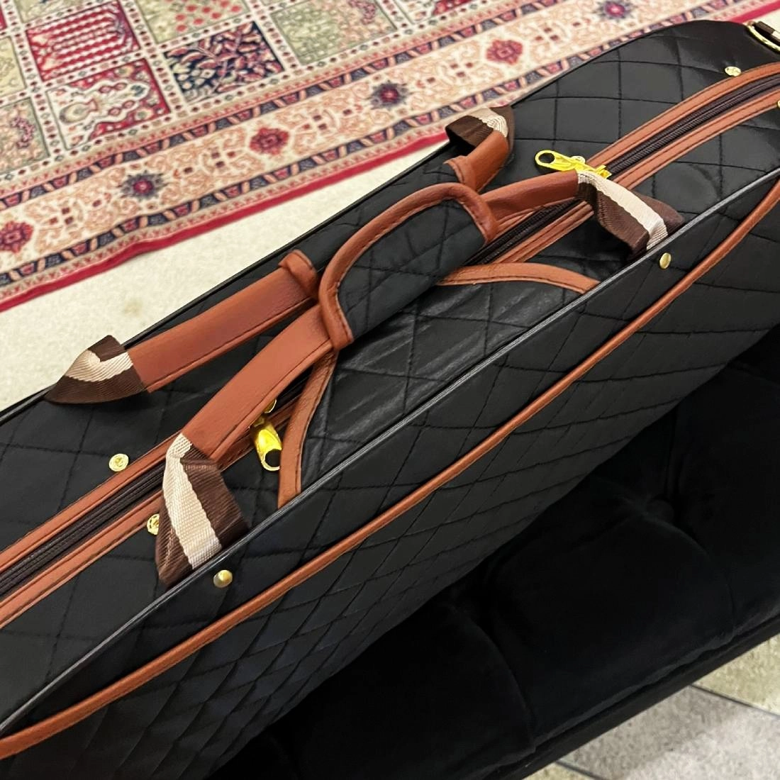 Estojo Case Violino Antoni Marsale SN500 Meia Lua Preto