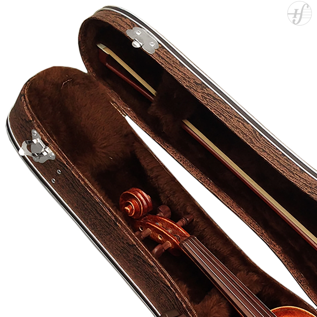 Estojo Case Violino Leilo Classic Madeira Marrom 4/4