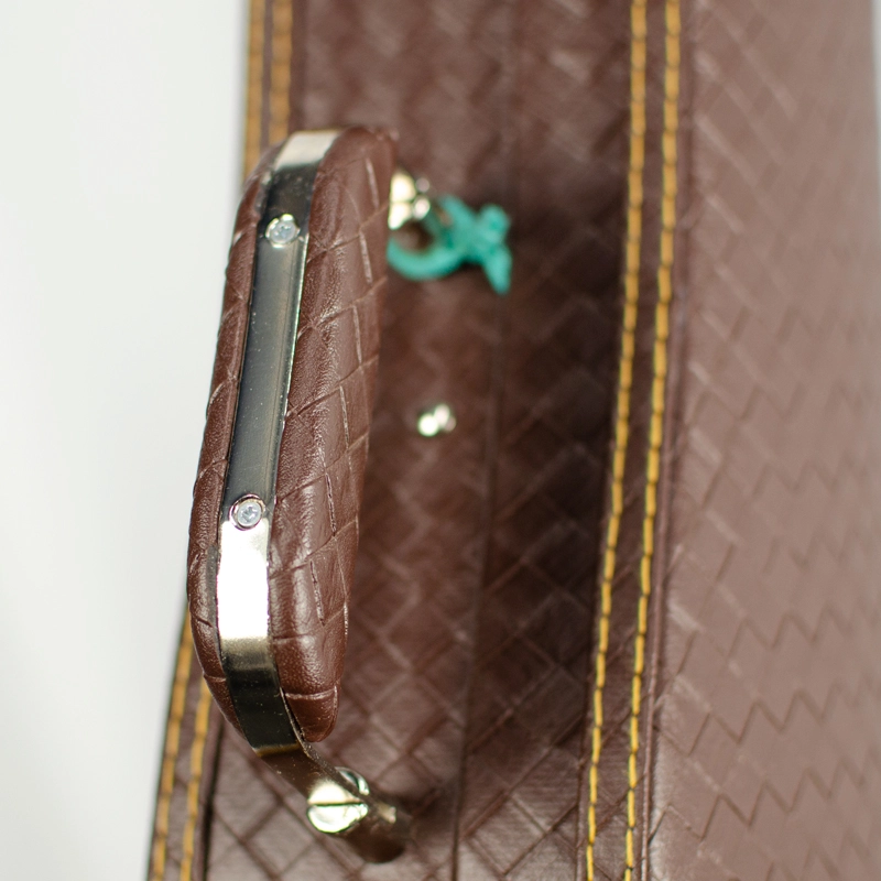 Estojo Case Violino Leilo Classic Trançado Marrom 4/4