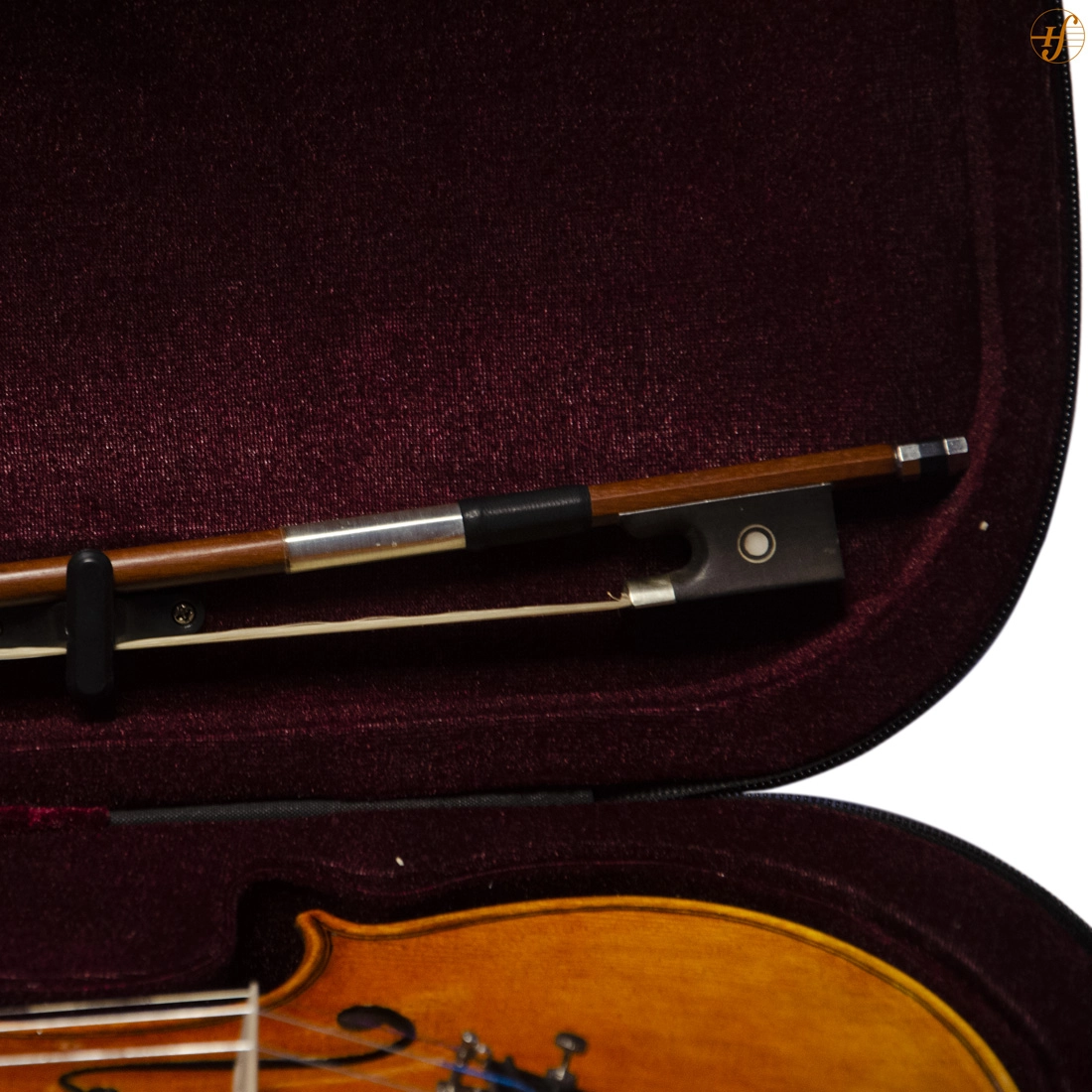 Estojo Case Violino Tarttan Gota Vinho 4/4