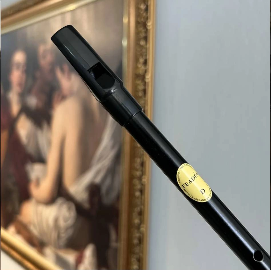 Flauta Irlandesa Celta Feadóg Re D Preta