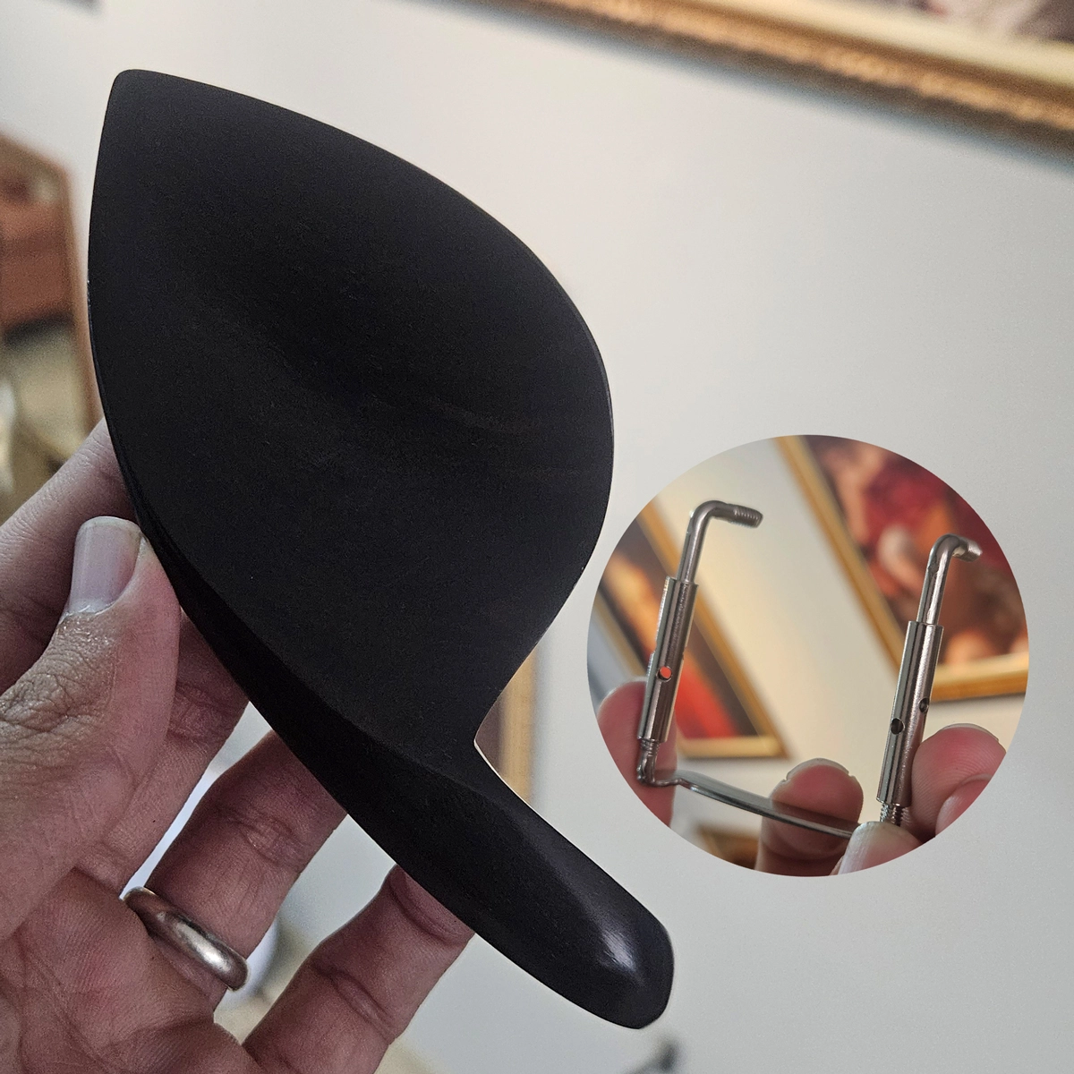 Queixeira Violino Ébano Guarneri Tarttan