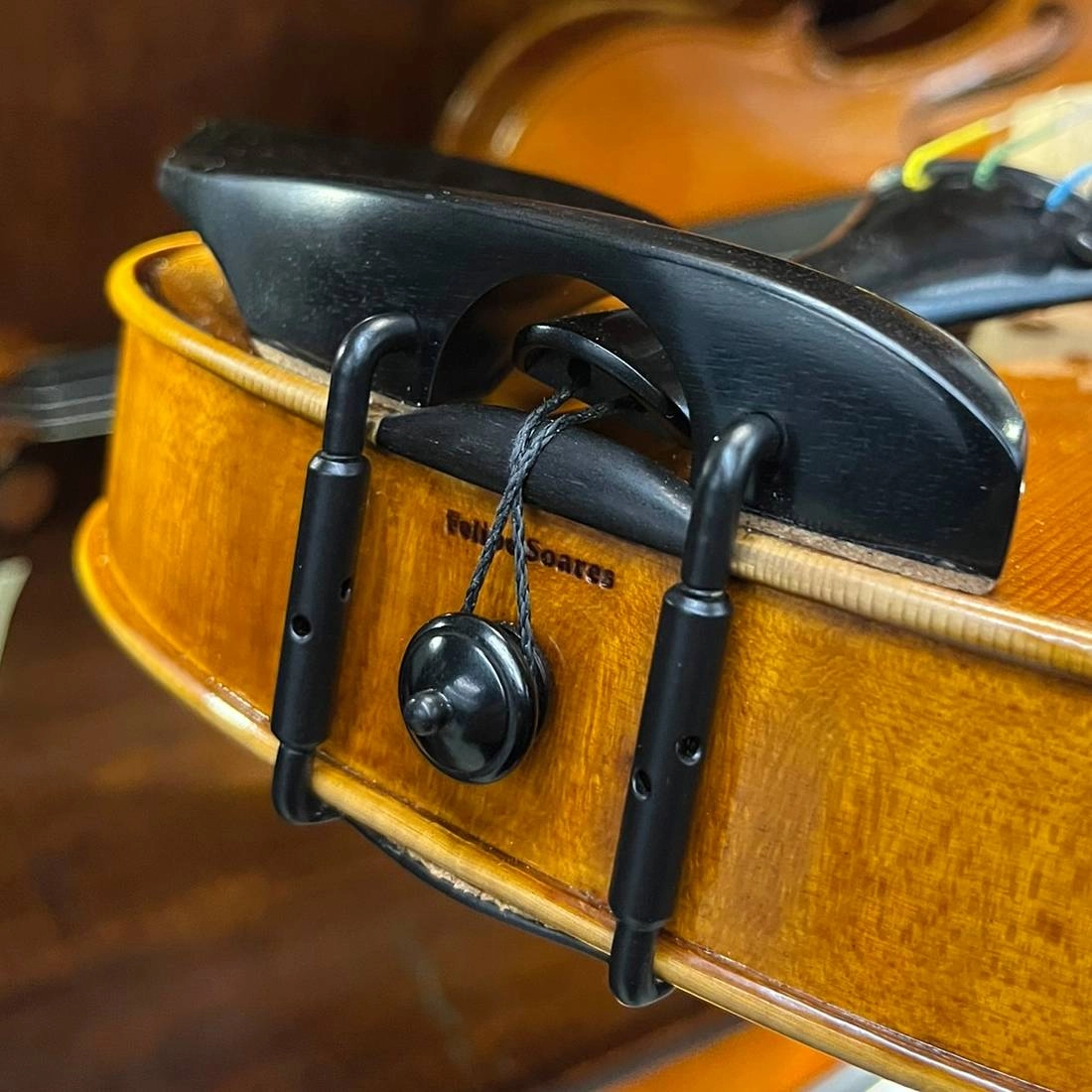 Queixeira Violino Ébano Guarneri Antoni Marsale Preta