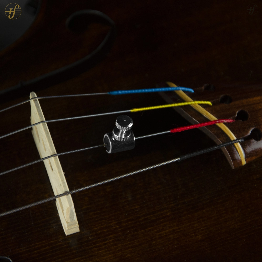 Tira Lobo Violino e Viola Antoni Marsale Cromado