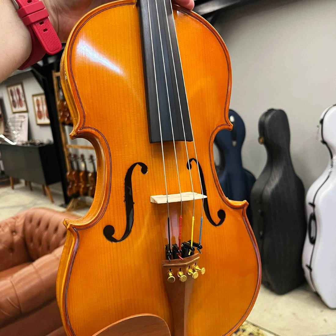 Viola de Arco Antoni Marsale série YA110 Stradivari 38,5cm 15