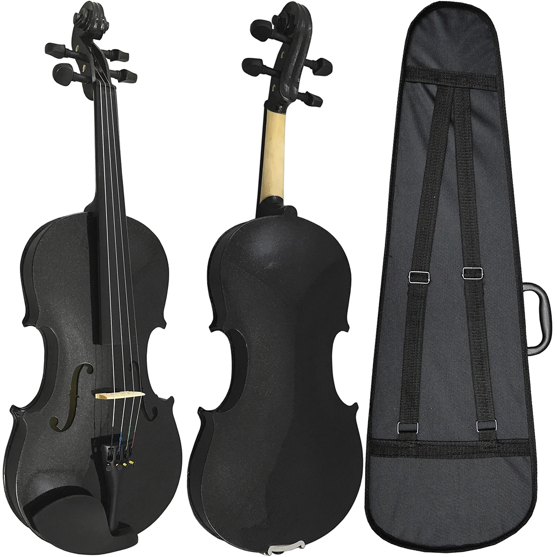 Violino Tarttan Série 100 Preto Brilho 1/8