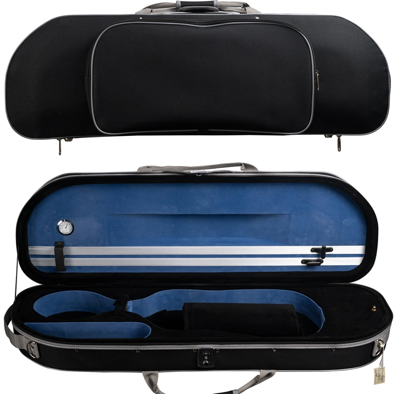 Imagem do produto Estojo Case Violino Antoni Marsale SN100 Meia Lua Preto Azul
