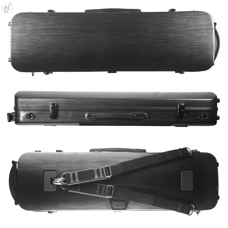 Estojo Case Violino Antoni Marsale Fibra Retangular Line Black