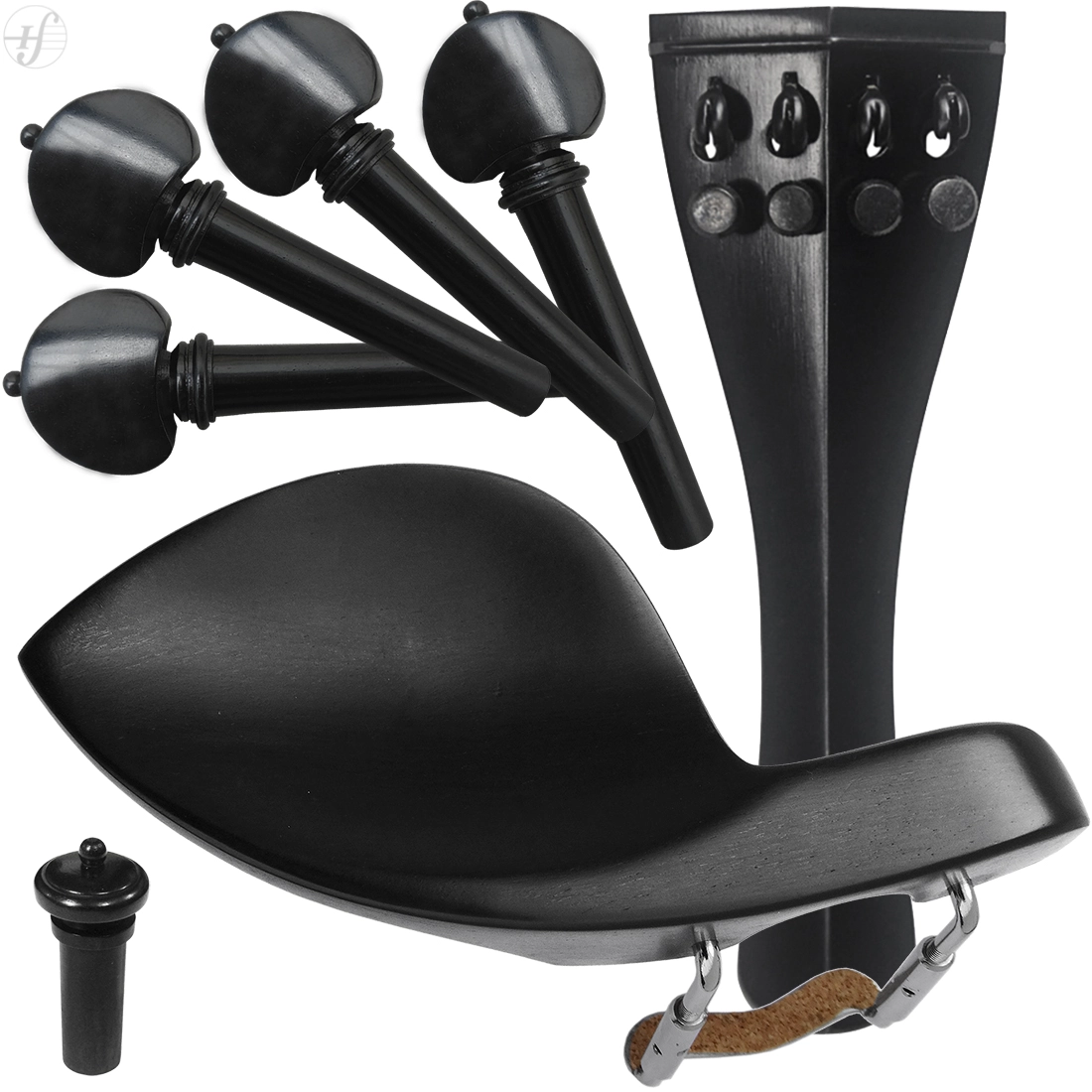 Imagem do produto Kit Viola Ébano Antoni Marsale VA09 Hill Tuner Black