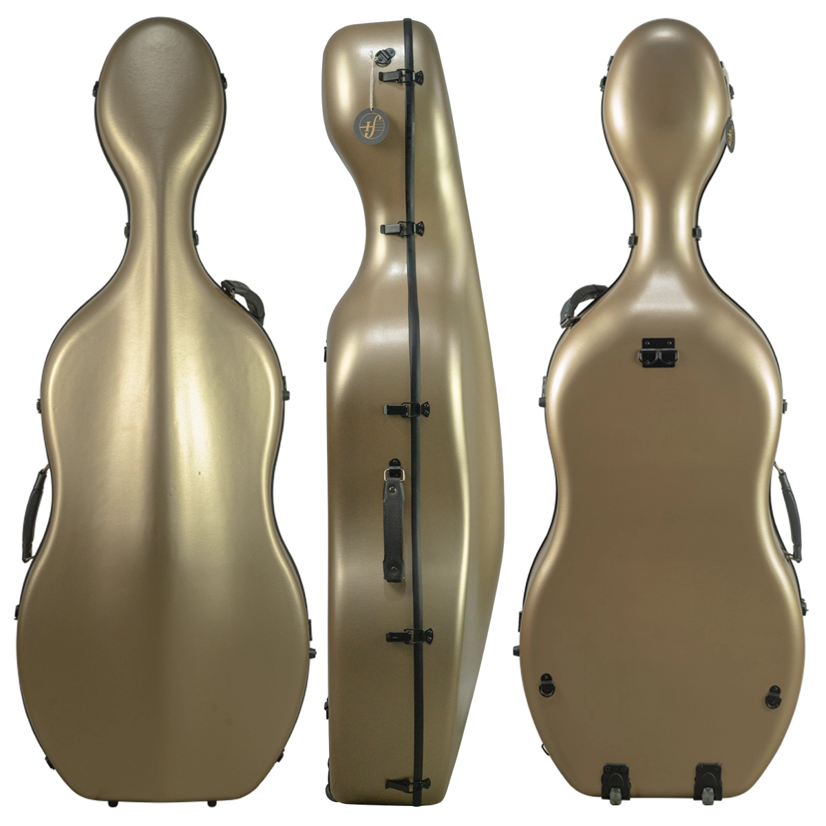 Imagem do produto Estojo Case Violoncelo Antoni Marsale Fibra Huge Champagne