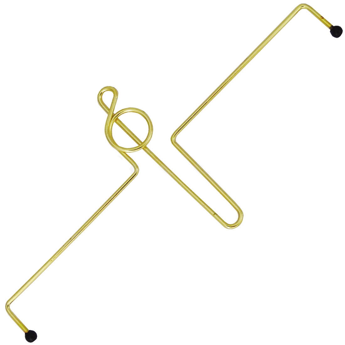 Imagem do produto Prendedor Partitura e Hinário Arame Clave Sol Dourado