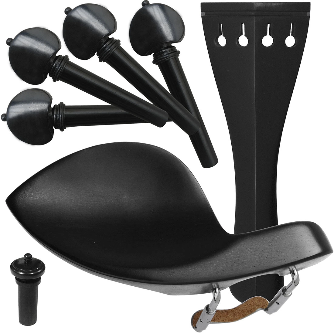 Imagem do produto Kit Viola Ébano Antoni Marsale VA08 Hill Black