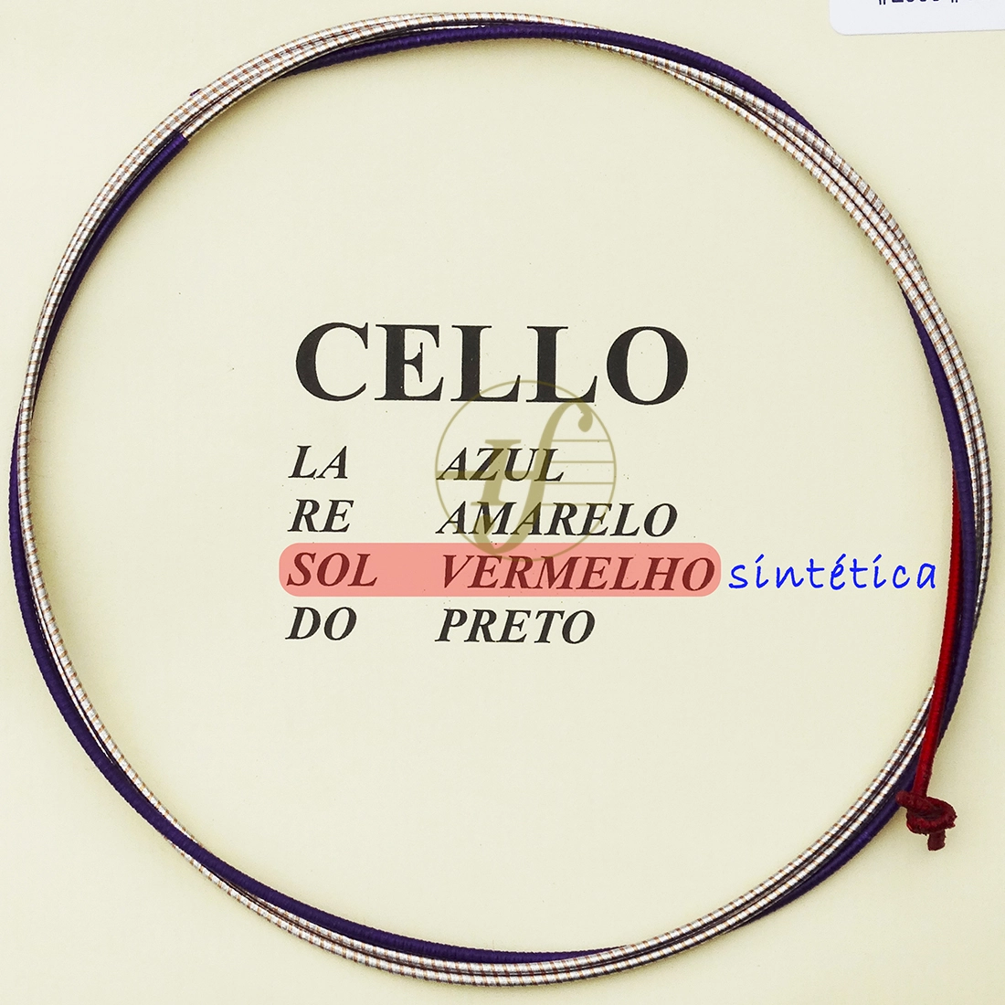 Imagem do produto Corda Violoncelo Mauro Calixto 4/4 Sintética 3ª Sol G (avulsa)