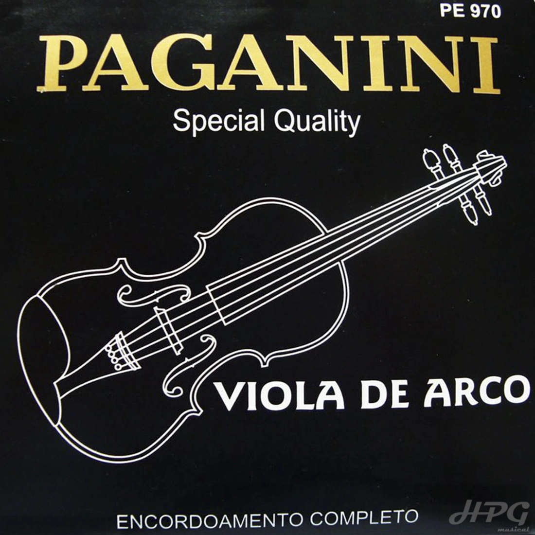 Imagem do produto Encordoamento Viola Paganini Aço PE970
