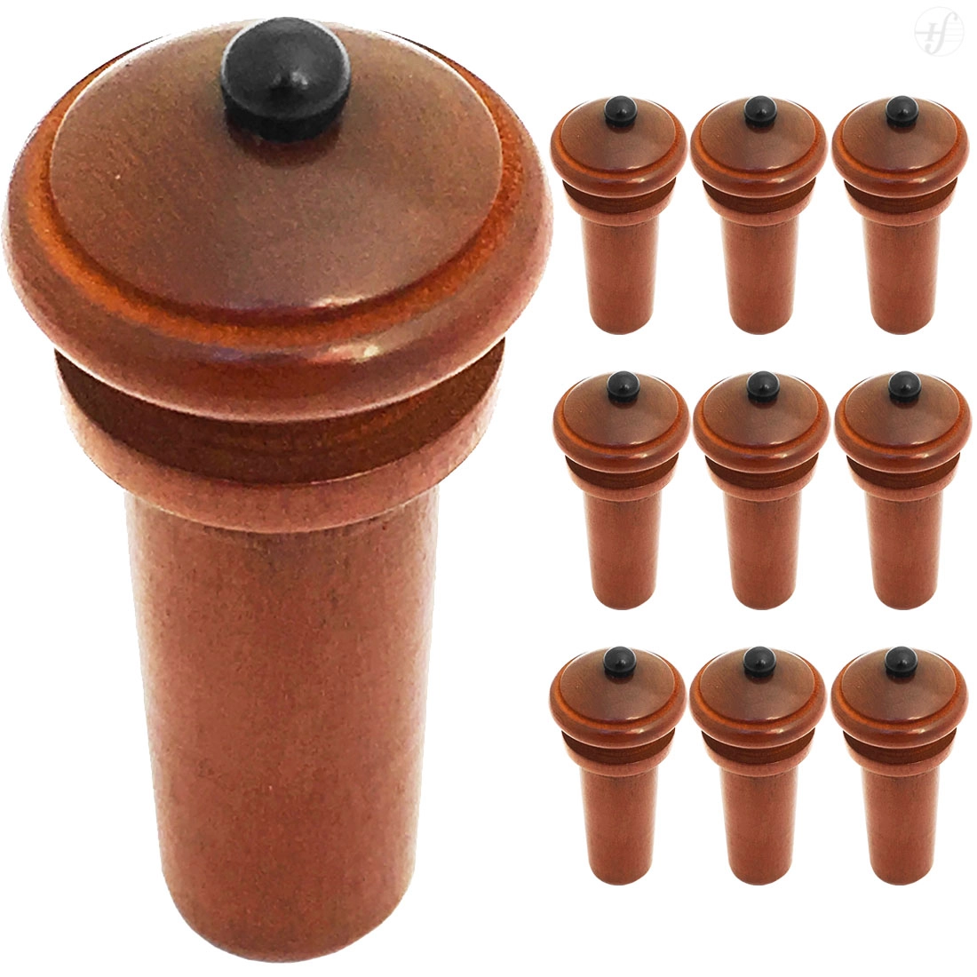 Imagem do produto Botão Violino Boxwood Hill Black Antoni Marsale 4/4 e 3/4 (kit com 10)