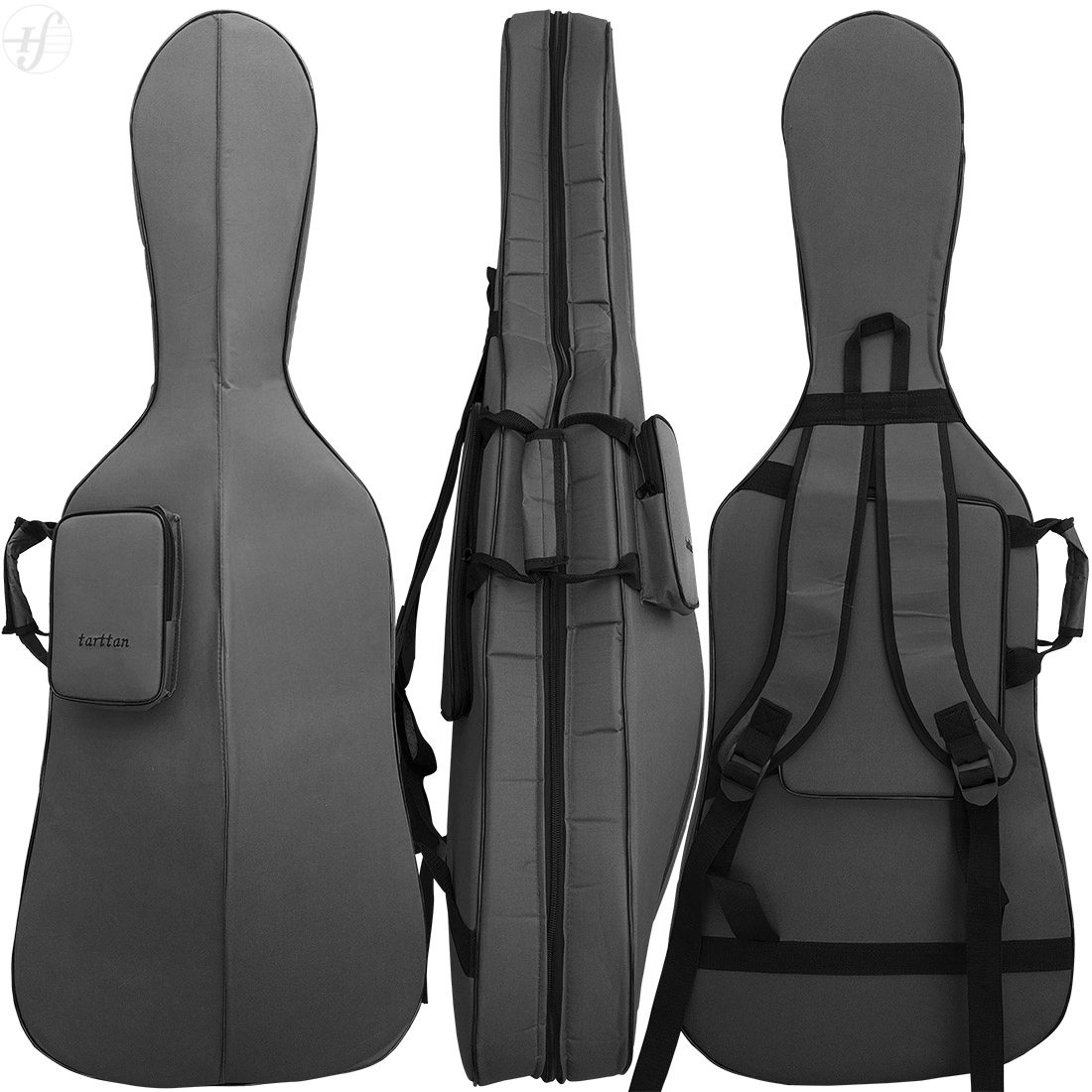 Imagem do produto Capa Violoncelo Tarttan Slim Fio 600 Cinza Grafite