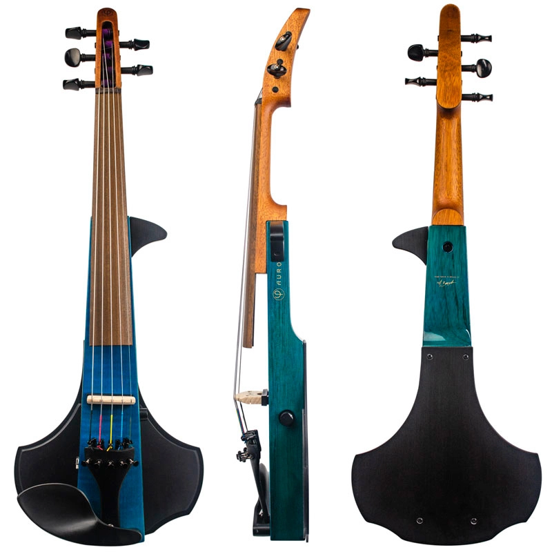 Imagem do produto Violino Elétrico Auro Brazolim 5 cordas Azul