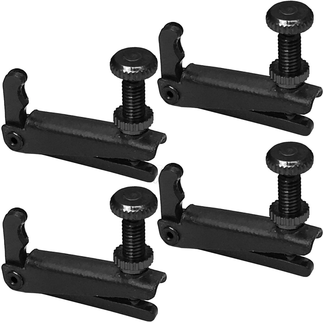 Imagem do produto Micro Afinador Violino Tarttan Preto kit com 4