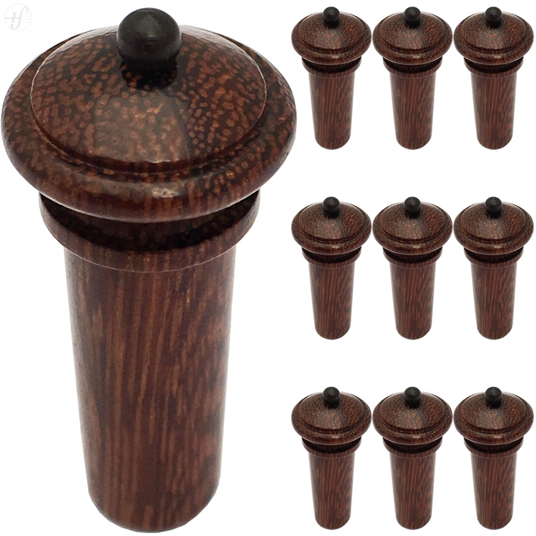 Imagem do produto Botão Viola Tamarindo Hill Black Antoni Marsale (kit com 10)