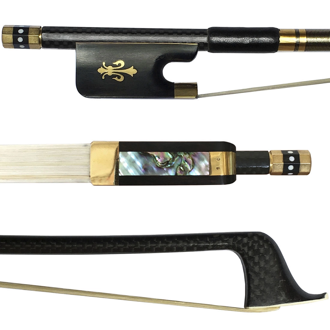 Imagem do produto Arco Violoncelo Antoni Marsale Fibra CB300 Flor de Lis