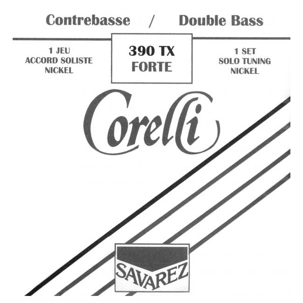 Imagem do produto Encordoamento Contrabaixo 4 Cordas Corelli Solista Níquel 390TX