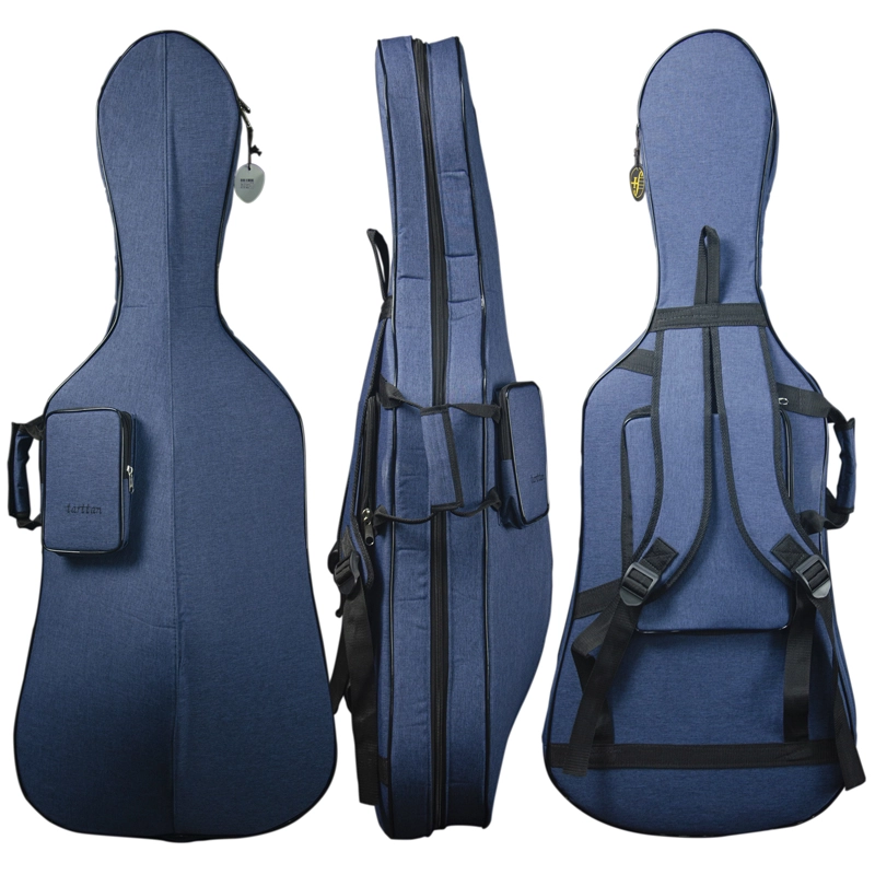Capa Violoncelo Tarttan Slim Fio 600 Jeans Azul