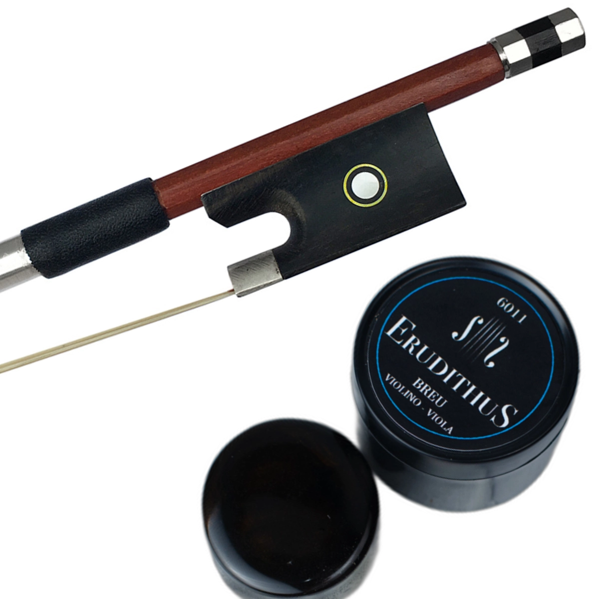 Kit Arco Violino Tarttan Octogonal e Breu Erudithus