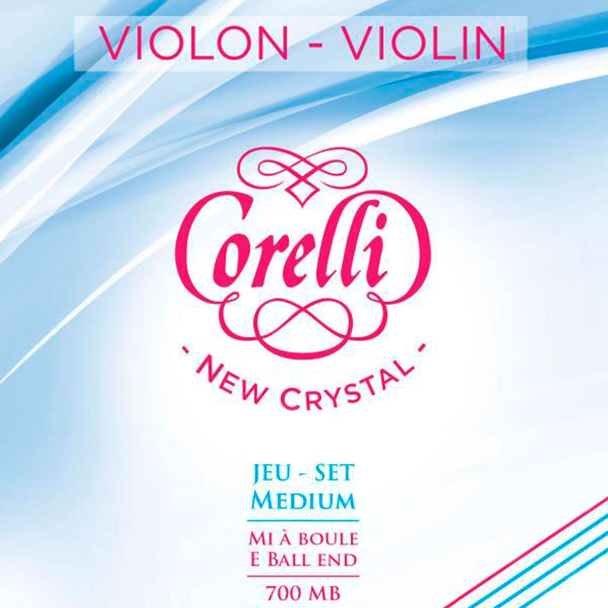 Imagem do produto Encordoamento Violino Corelli New Crystal Média 700MB