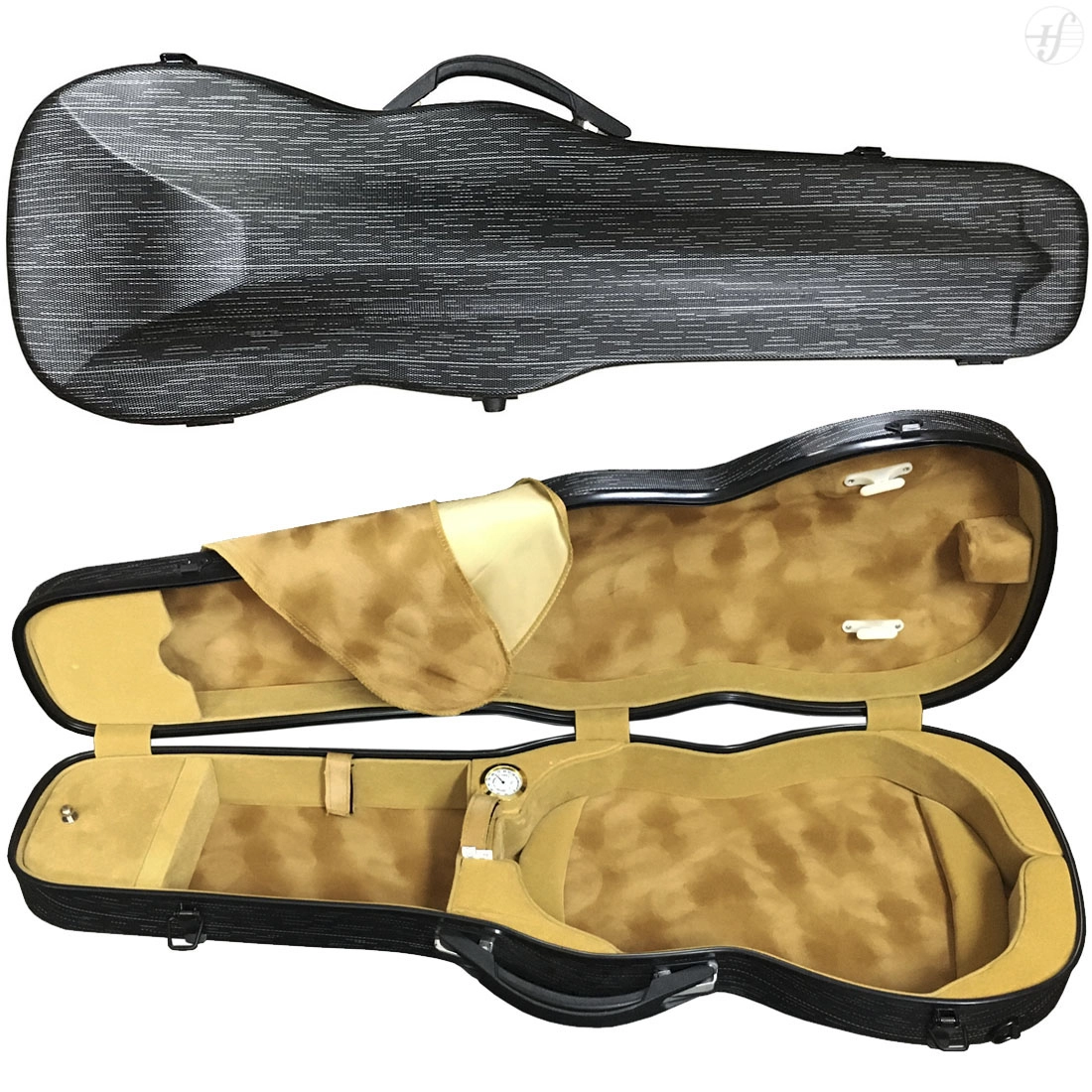 Estojo Case Violino Antoni Marsale Fibra Formato Matt Black