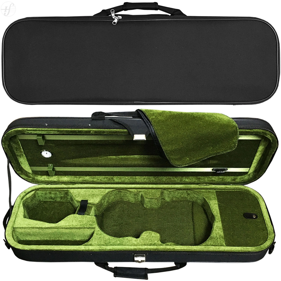Estojo Case Violino Antoni Marsale XY3000 Retangular Verde