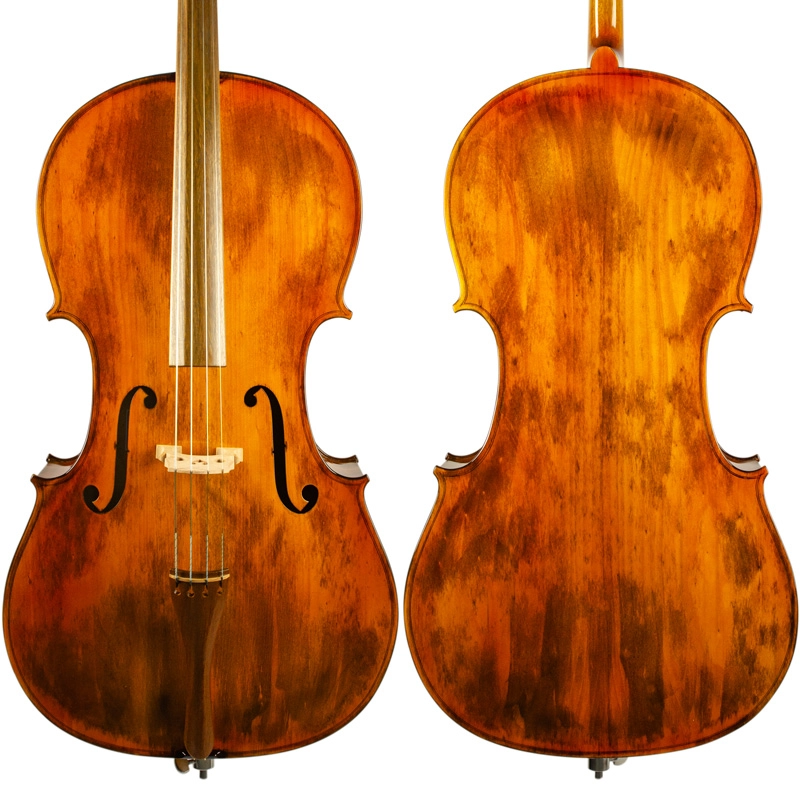 Violoncelo Rolim Milor Montagnana Gold Vintage Brilho