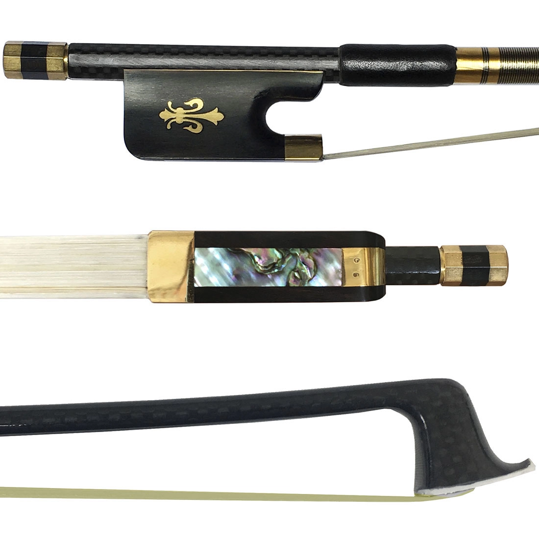 Imagem do produto Arco Viola Antoni Marsale Fibra CB300 Flor de Lis
