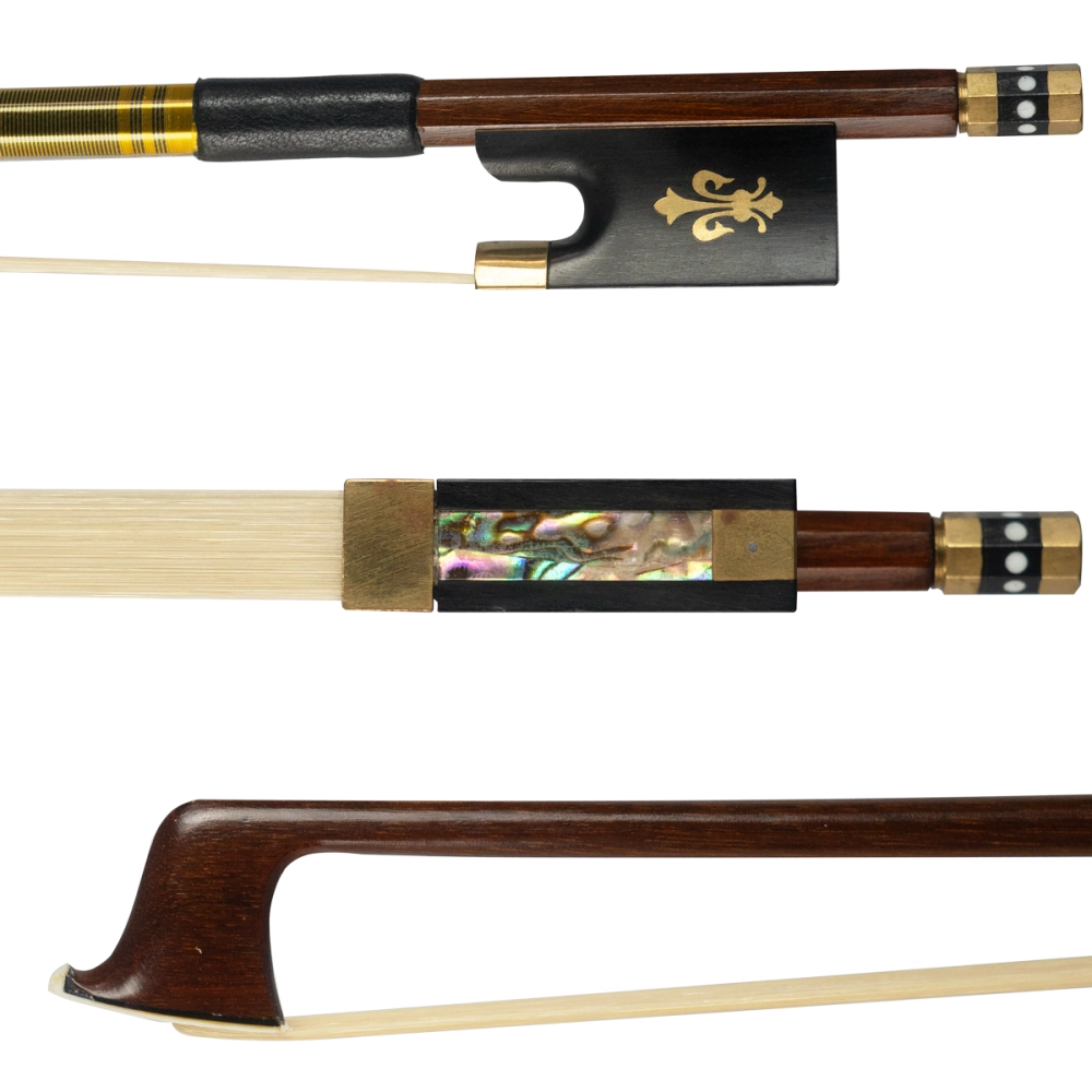 Arco Violino Erudithus V12 Ébano Flor-de-lis Dourado