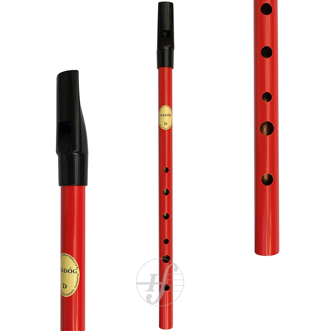 Imagem do produto Flauta Irlandesa Feadóg Re D Vermelha 