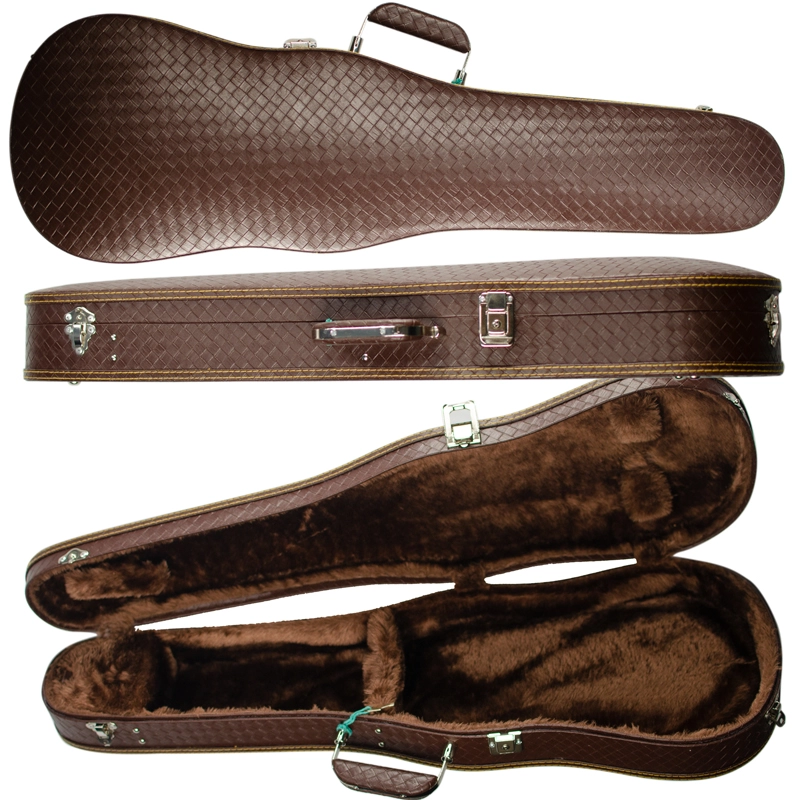 Estojo Case Violino Leilo Classic Trançado Marrom